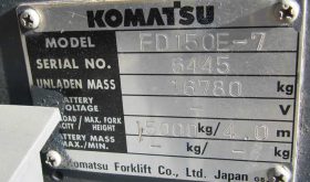 لیفتراک دیزلی 15 تن کوماتسو دکل 4 متر